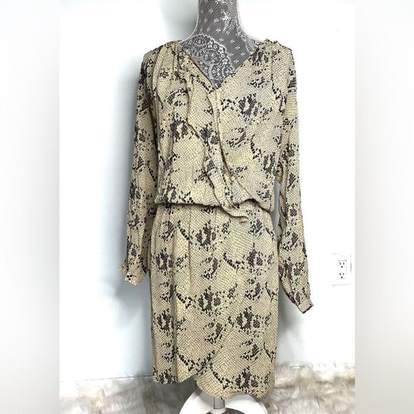 Snake print wrap style dress by Malene birger - Picture 1 of 8